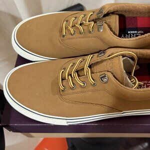 Men's Sperry Topsider Waterproof Sneakers Tan Size 12 ITEM STS19852 NEW NO BOX